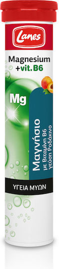 Lanes Magnesium & Vitamin B6 20 eff. tabs Peach