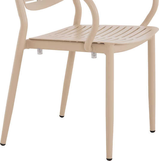 Hilliard Outdoor Dining Set 7 Pieces Champagne