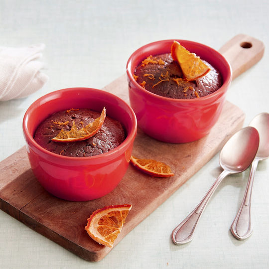 Emile Henry Round Heat-Resistant Cookware for Souffle 9x9cm 2 Pieces
