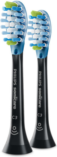 Philips Sonicare C3 Premium Plaque Defence Ersatzköpfe für HX9042/17 2 Stück