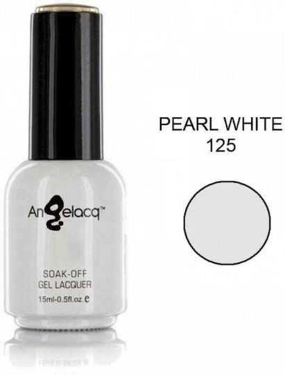 Angelacq Gel Nail Polish Pearl White 125 15ml