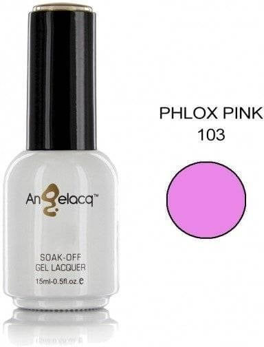 Angelacq Semi-Permanent Gel Nail Polish Phlox Pink 103 15ml