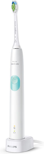 Philips Sonicare ProtectiveClean 4300 Ηλεκτρική Οδοντόβουρτσα με Χρονομετρητή και Αισθητήρα Πίεσης Μαύρη