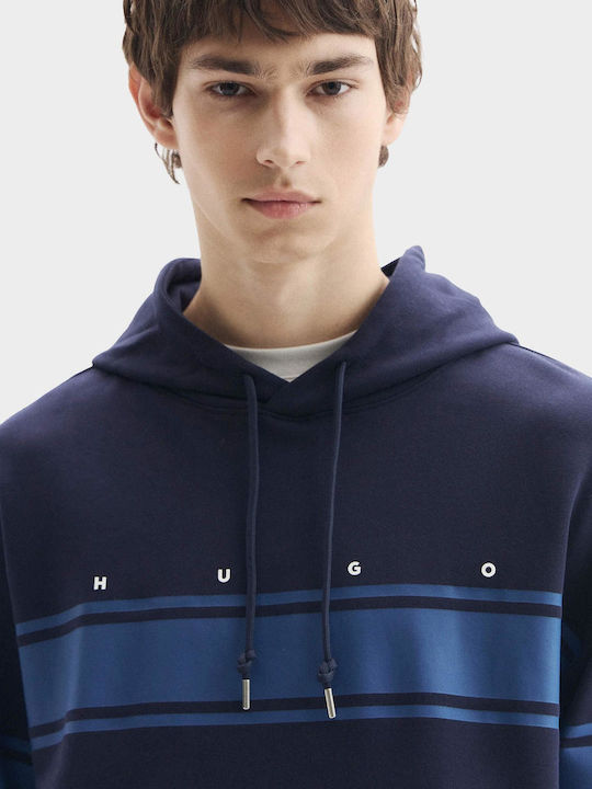 Hugo Hugo Sweatshirt mit Blauer Kapuze