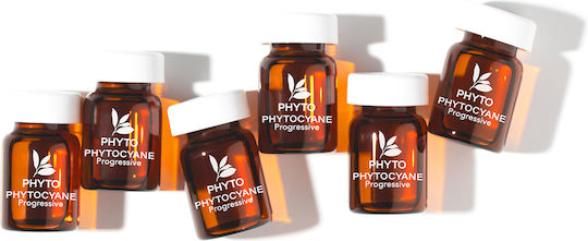 Phyto Phytocyane Traitement Chute Progressive Αμπούλες Μαλλιών κατά της Τριχόπτωσης για Γυναίκες 12x5ml