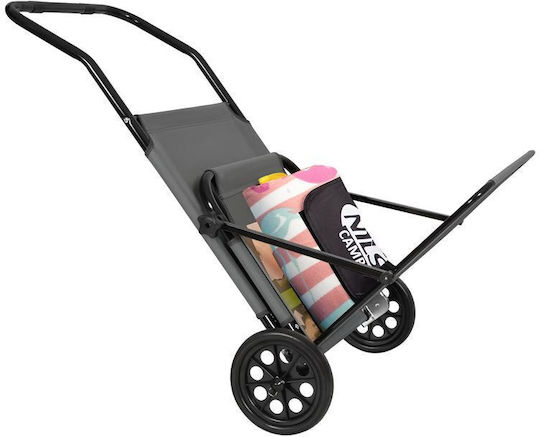 Nils Strandstühle Grau 148cm Set 2 Stück