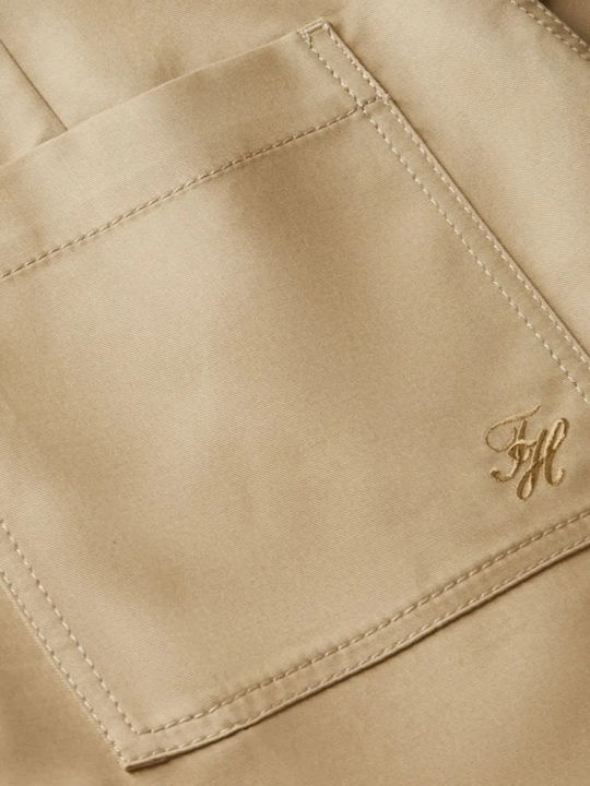 Damen Hochsitze Baumwoll-Set Pantaloona Beige