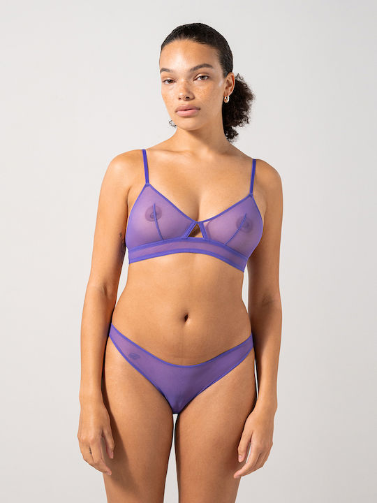 Chiloți Pentru Femei Slip Lila US.LILA.BRF.002.NETTO-lilac