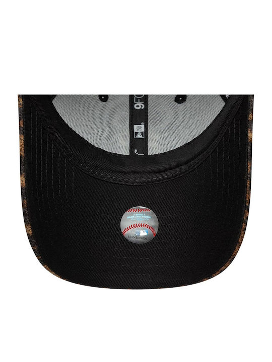 New Era New York Yankees Women's Mlb Cosy Leopard 9Forty Adjustable Cap Women's Cap Polyester Brown 60915734