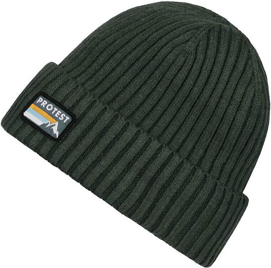 Men's Knitted Beanie Green Beanie