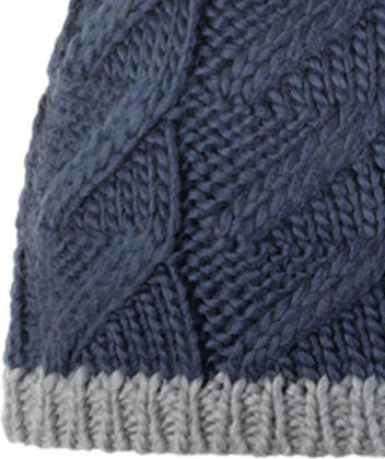 Beanie Γυναικείος Σκούφος Πλεκτός σε Γκρι χρώμα