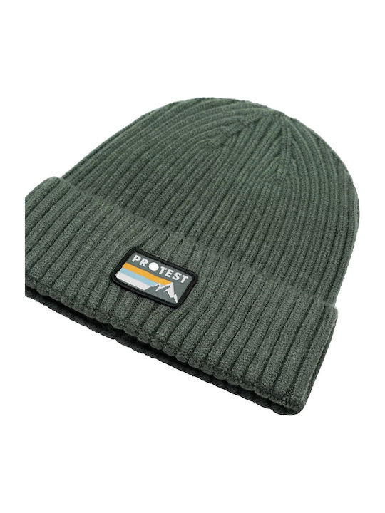 Men's Knitted Beanie Green Beanie