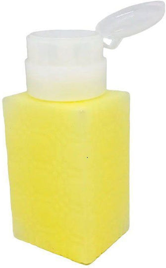 Acetone Container Light Blue Yellow Purple Pink
