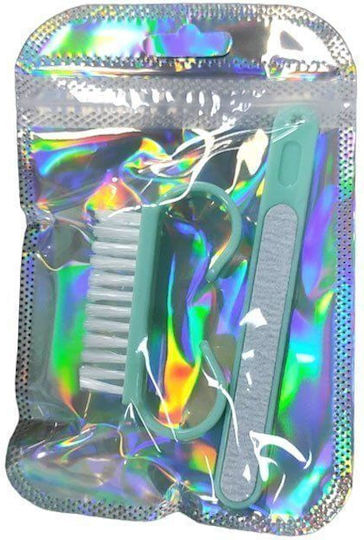 Manicure Cleaning Brush Set & Nail File