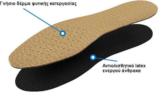 Binox Leather Anatomic Shoe Insoles for Kids BNX-PT-002 2 Pieces