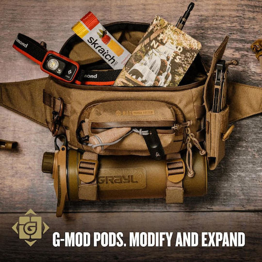 Θήκη G-mod Pod Pouch System Small Grayl Coyote Brown