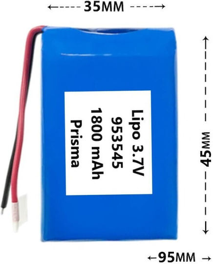 Panasonic Батерия Li-Po 3.7V 1800mAh 1S за RC превозно средство