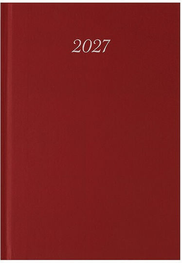 Λιναρδάτος Ημερήσιο Planner 2027 Μπλε 17x24εκ.