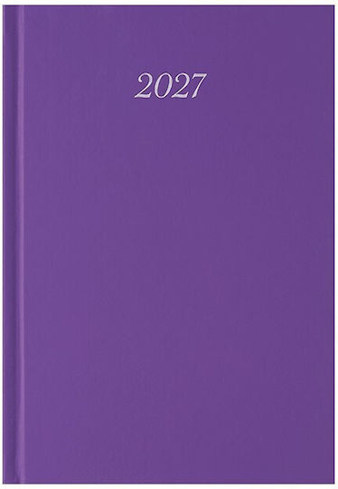 Λιναρδάτος Ημερήσιο Planner 2027 Μπλε 17x24εκ.