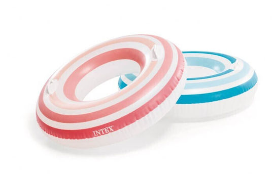 Aufblasbarer Kinder Schwimmring Swirly Whirly mit Griffen Rosa