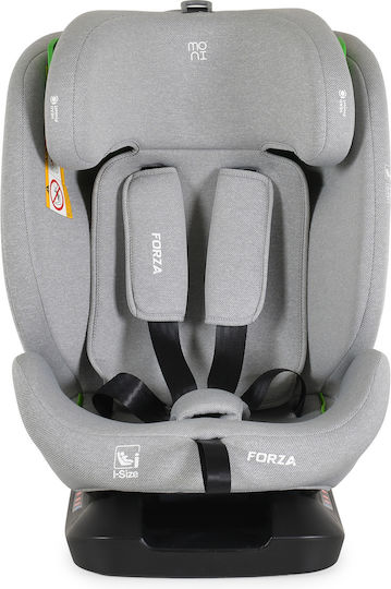 Moni Forza Столче за кола i-Size с Isofix Сив 9-36 кг