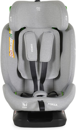 Moni Forza Столче за кола i-Size с Isofix Сив 9-36 кг