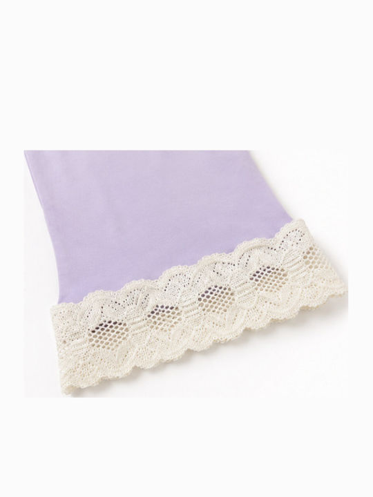 Kids Long Leggings Lilac