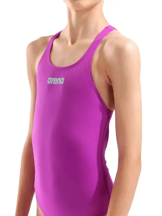 Arena G Team Swim Pro Solid Kids Swimwear One-Piece Purple