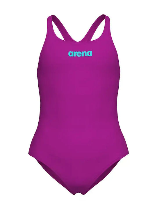 Arena G Team Swim Pro Solid Kids Swimwear One-Piece Purple