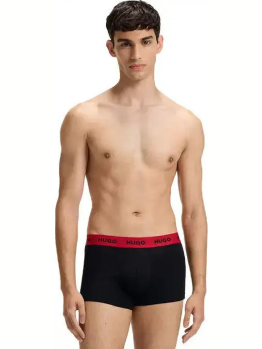 Herren Boxershorts Schwarz 3er Pack
