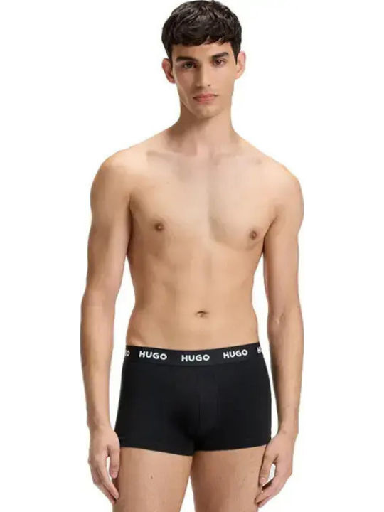Herren Boxershorts Schwarz 3er Pack