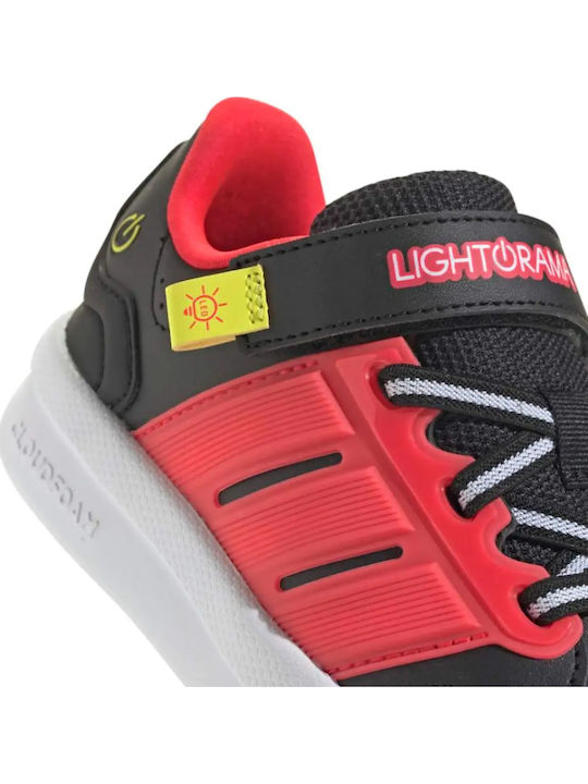 Court Kinder Sportschuhe Running mit Schnürsenkeln Schwarze
