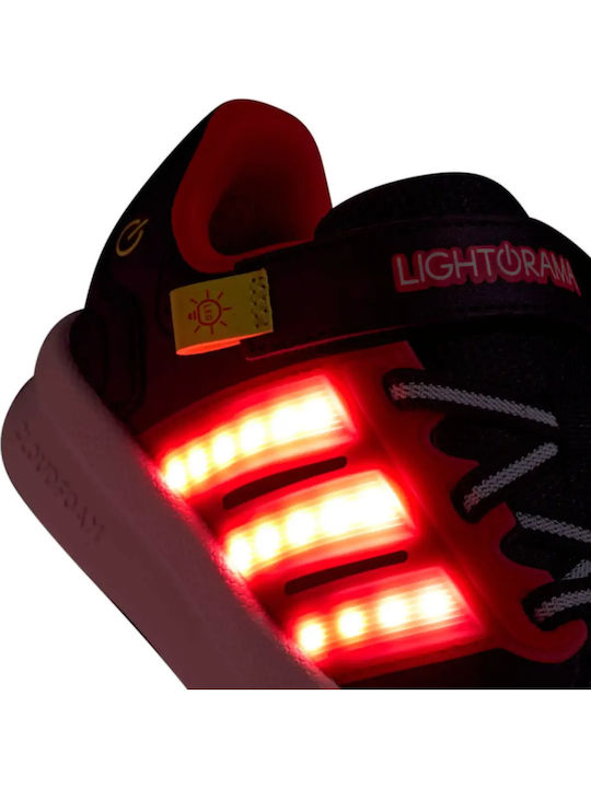 Court Kinder Sportschuhe Running mit Schnürsenkeln Schwarze