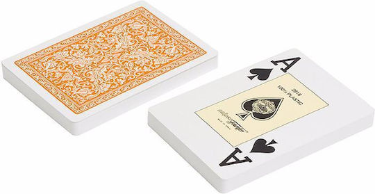 Fournier 2818 100% Plastic Jumbo Index Orange