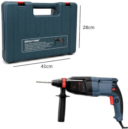 Bisutime 013226235782 Electric Impact Rotary Hammer with SDS Plus Socket