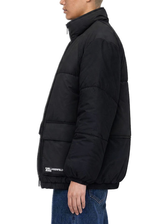 Women's Puffer Jacket for Winter Black