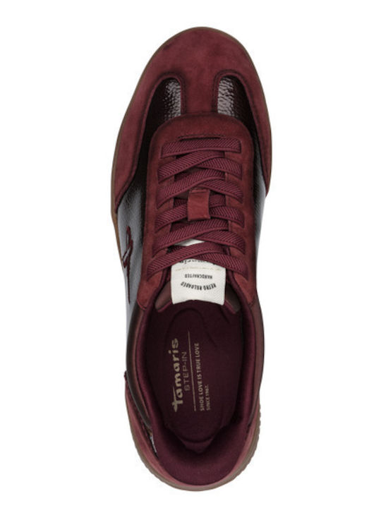 Women's Sneakers Burgundy Patent