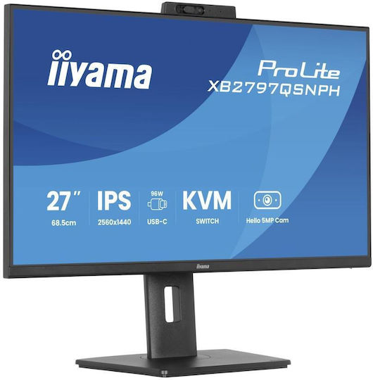Iiyama XB2797QSNPH-B1 Монитор 27" QHD 2560x1440 с Време на реакция 1ms GTG