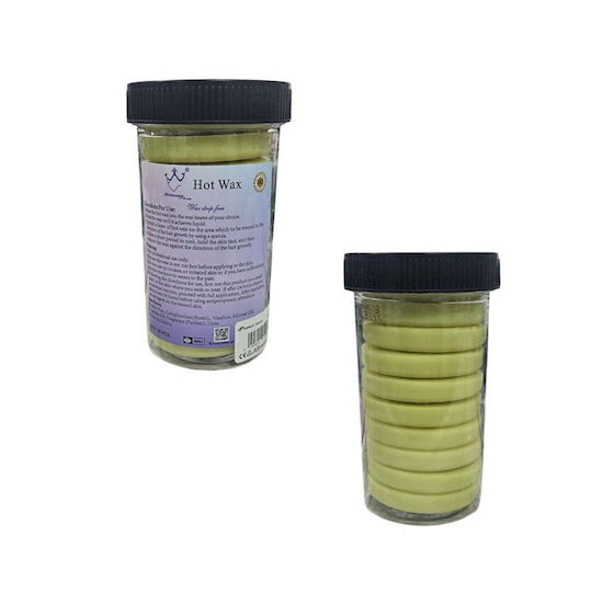 Hair Removal Wax Discs for Face 10 Pieces