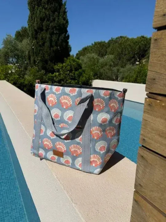 Achilleas Accessories Frottee Strandtasche Grau