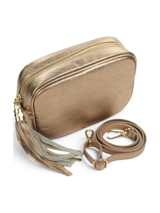 Damenhandtasche Crossbody Schulter Gold