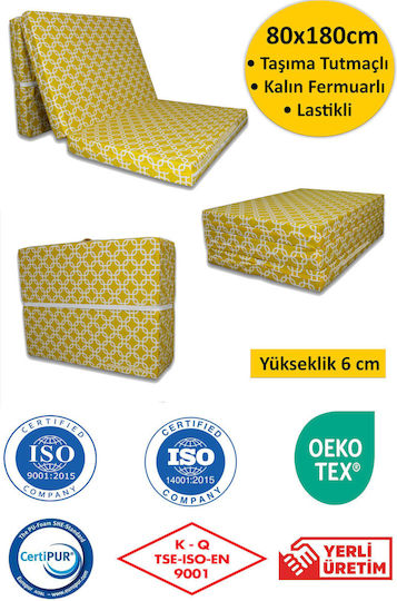 SteweHome Single Mattress Roll Pack 80x180x6cm