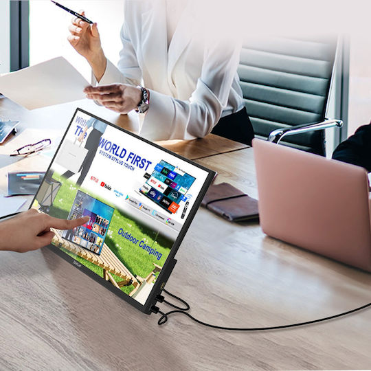 Zeuslap P16T IPS HDR Touch Portable Monitor 16" FHD 1920x1200 with Response Time 3ms GTG