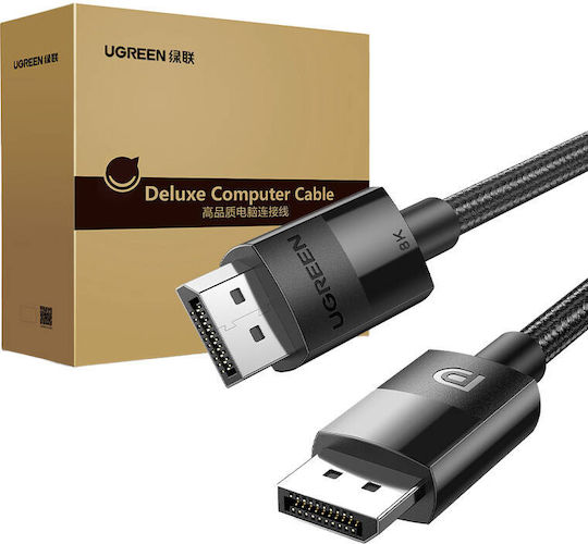 Ugreen Cable DisplayPort male - DisplayPort male 3m Black (80393)