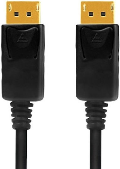 LogiLink Cable DisplayPort male - DisplayPort male 2m Black (CD0101)