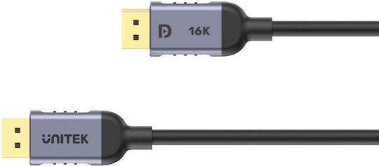 Unitek Cable DisplayPort male - DisplayPort male 2m Black (C1628GY01-2M)