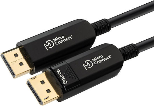 Microconnect Cable DisplayPort Male - 25m Black (DP-MMG-2500V1.4OP)