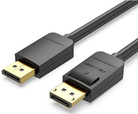 Vention Кабел DisplayPort мъжки - DisplayPort мъжки 3м Черен (HACBI)