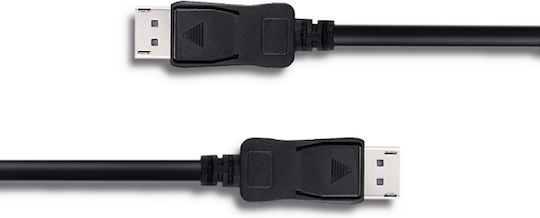 Qoltec Cable DisplayPort male - DisplayPort male 3m Black (50588)