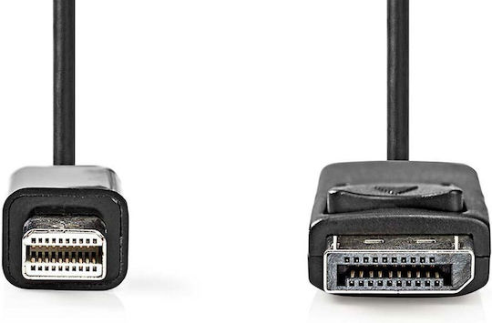 Nedis Kabel DisplayPort-Stecker - Mini-DisplayPort-Stecker 2m Schwarz (CCGL37400BK20)